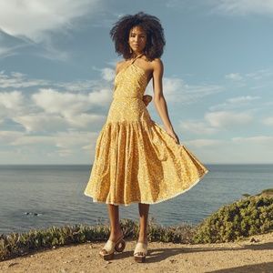 Eddy Midi Halter Dress